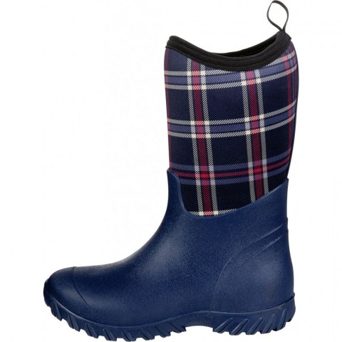 HKM Softopren Thermo Boots Navy/Check